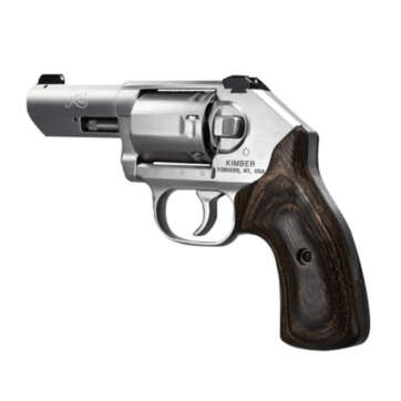 Kimber K6S Stainless (3-Inch Barrel) .357 Mag, Walnut Grip, Brushed Stainless - Handsguns | American Guns & Ammo