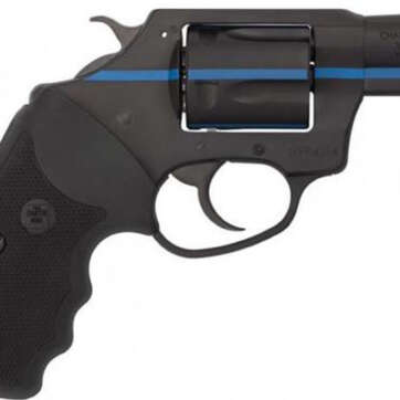 Charter Arms First Responder 911 Blue, .38 Special, 2" Barrel, 5rd, Black/Blue Stripe - Handsguns | American Guns & Ammo