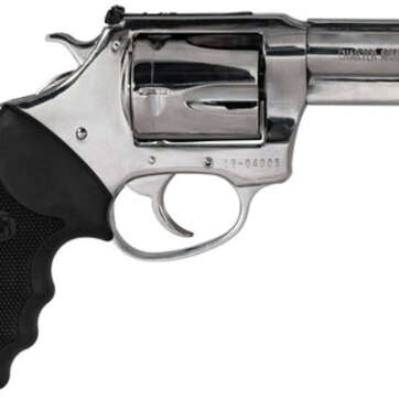 Charter Arms Mag Pug Revolver, .357 Mag, 3", 5rd, Black Rubber Grip, Polished Stainless - Handsguns | American Guns & Ammo