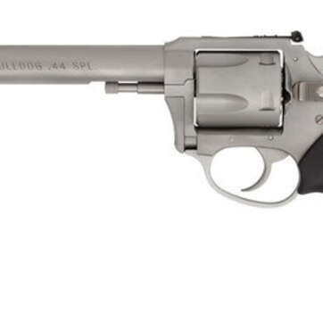 Charter Arms Bulldog, .44 Special, 6" Barrel, 5rd, Fixed Sights, Matte Stainless Steel - Handsguns | American Guns & Ammo
