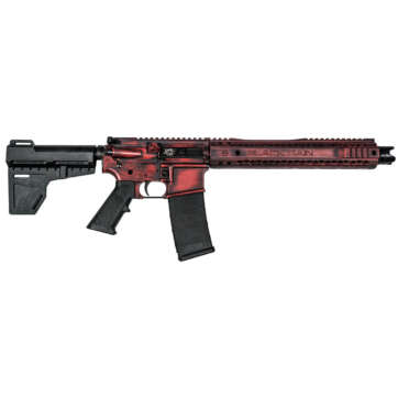 Black Rain SPEC15 Pistol, 556, 10.5" Barrel, Dead Red Finish, Shockwave Blade, BRO MFR Master Key, 30rd Mag - Handsguns | American Guns & Ammo
