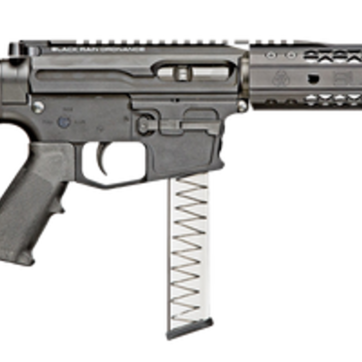 Black Rain Fallout CQB Pistol 9mm, 8.75" Barrel, Rear-Charging, Black, Shockwave Blade Brace 30rd Mag - Handsguns | American Guns & Ammo