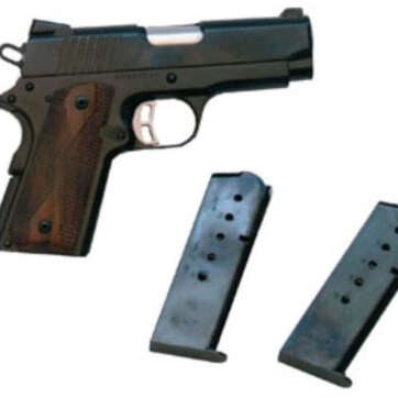 Citadel 1911 Compact 45 ACP, 3.5" Barrel/Blue Finish, Wood Grips - Handsguns | American Guns & Ammo
