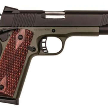 Citadel M-1911 Cerakote Govt 45 ACP 5" Barrel Olive Drab Green Cerakote Wood Grips 8rd Mag - Handsguns | American Guns & Ammo