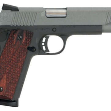Citadel 1911 A1 Madagascar, .9mm, 5" Barrel, 8rd, Redwood Grips, Laser Etched Gray Slide, Black Flame - Handsguns - American Guns & Ammo