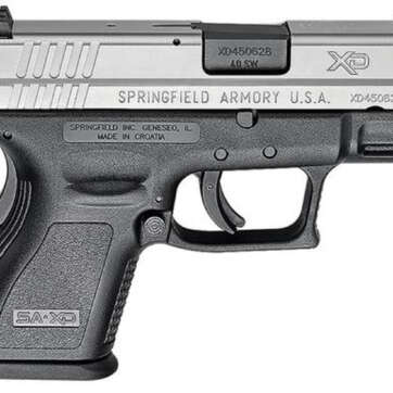 Springfield XD Sub-Compact 40SW 3" Barrel Ultra Safety Assurance Trigger, SS Slide 9 Rd Mag - Handsguns - American Guns & Ammo