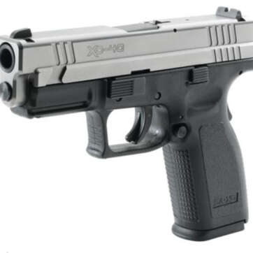 Springfield XD Pistol .40 SW 4" Barrel Dovetail Sights USA Trigger System SS Slide Black Polymer Frame 12rds - Handsguns - American Guns & Ammo