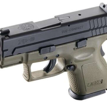 Springfield 9MM, 3" Barrel & Olive/Black Drab Finish - Handsguns | American Guns & Ammo
