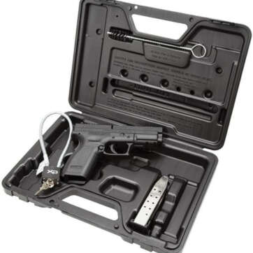 Springfield XD Essential Package DAO 45 ACP 4" Barrel, Poly Grip/Frame Black, 10rd - Handsguns | American Guns & Ammo