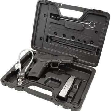 Springfield XD, Striker Fired, Full Size Pistol, 45 ACP, 4" Barrel, Black Polymer Frame, Matte Finish, Fixed Sights, 13Rd, 2 Mags - Handsguns - American Guns & Ammo