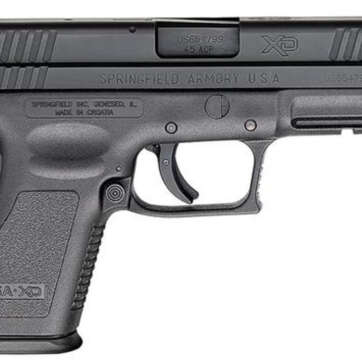 Springfield XD Compact Pistol 45 ACP 4" Barrel Ultra Safety Assurance Action Trigger System Black 10rd - Handsguns | American Guns & Ammo