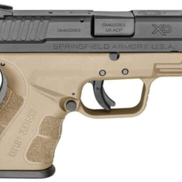 Springfield XDG Mod.2 Sub-Compact 45 ACP 3.3" Barrel Flat Dark Earth 9 Rd Mag - Handsguns | American Guns & Ammo