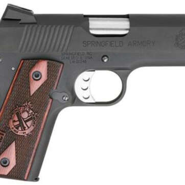 Springfield Range Officer Compact 1911, 45 ACP, 4", 6rd, Rosewood Grips - Handsguns - American Guns & Ammo