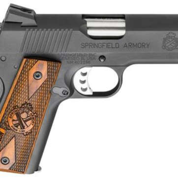 Springfield 1911 9mm 4" Barrel, Cocobolo Grip Black Parkerized, 8rd - Handsguns - American Guns & Ammo