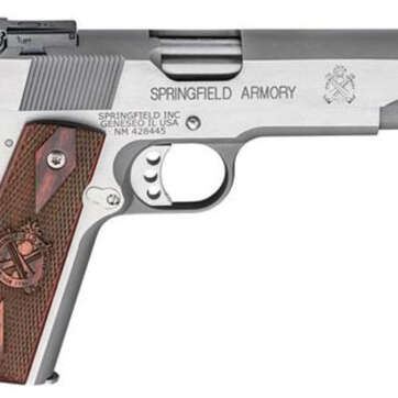 Springfield Range Officer 9mm, 5", 9rd, Cocobolo Grips, Stainless Steel - Handsguns - American Guns & Ammo