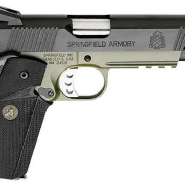 Springfield 1911 Loaded 45 ACP, 5", OD Green - Handsguns - American Guns & Ammo