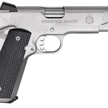 Springfield 1911, 45 ACP, 5", Black G10 Grips, Stainless, 7rd - Handsguns - American Guns & Ammo