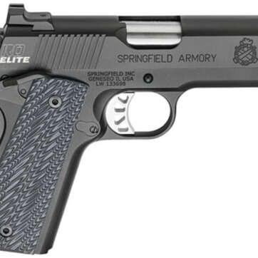 Springfield Range Officer Elite Champion, 45 ACP, 4", G10 Grips, Black - Handsguns - American Guns & Ammo