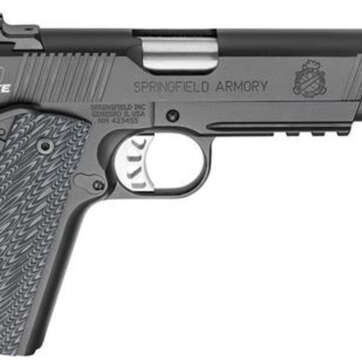 Springfield 1911 Ranger Officer Elite Operator, 45 ACP, 5", Black G10 Grips, Black, 7rd - Handsguns - American Guns & Ammo
