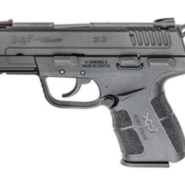 Springfield XD-E, 45 ACP, 3.3",, Viridian Red Laser, Melonite Finish, Fiber Optic Sight, 7rd - Handsguns - American Guns & Ammo