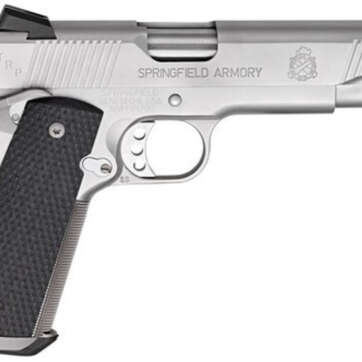 SPRINGFIELD 1911 TRP SERVICE SATIN SS SLIDE/FRAME BLACK G10 GRIP 7rd Mag - Handsguns - American Guns & Ammo
