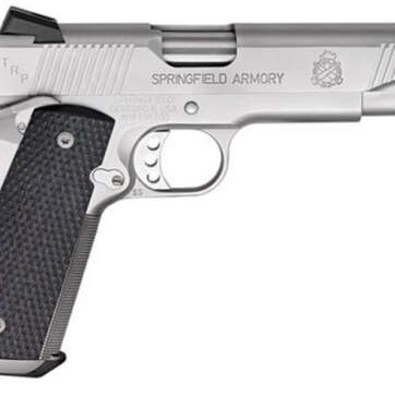 Springfield 1911 TRP, CA Compliant, 45 ACP, 5" Barrel, 7rd, Stainless Steel - Handsguns - American Guns & Ammo