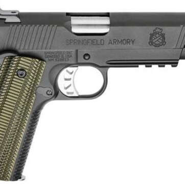 Springfield TRP 1911, Full Size 10 MM, 5" Match Grade Barrel G10 Grips Ambi, Tritium Night Sights, Range Bag 7rd Mag - Handsguns - American Guns & Ammo