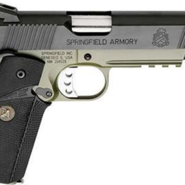 Springfield 1911 Loaded Operator, 45 ACP, 5", OD Green, CA Compliant - Handsguns - American Guns & Ammo