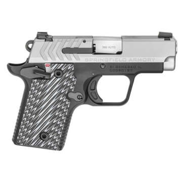 Springfield 911 Micro Compact 9mm, 3" Barrel, Stainless Slide, G10 Grips, Tritium Night Sights, 6-7rd Mags - Handsguns | American Guns & Ammo