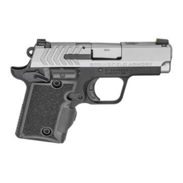 Springfield 911 Micro Compact 9MM 3" Barrel, SS Slide, Viridian Green Laser, Tritium Night Sights 1-6Rd & 1-7Rd Mag - Handsguns | American Guns & Ammo