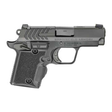 Springfield 911 Micro Compact 9MM 3" Barrel, Black, Viridian Green Laser, Tritium Night Sights 1-6Rd & 1-7Rd Mag - Handsguns | American Guns & Ammo