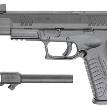 Springfield XDM OSP (Optical Sight Pistol), Full Size, 9MM, 5.3" Threaded Barrel, 2x19Rd, 2 Mags 4.5" Non-Threaded Barrel Included - Handsguns | American Guns & Ammo