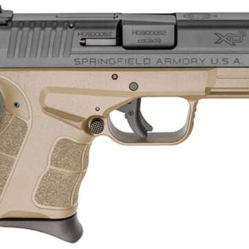 Springfield XD-S Mod.2, 9mm, 3.3" Barrel, 7rd, Flat Dark Earth, Fiber Optic Front Sight - Handsguns - American Guns & Ammo