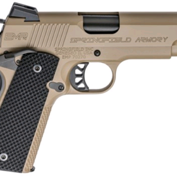 Springfield 1911-A1 EMP Champ Lightweight Carry 9mm, 4" Barrel, Flat Dark Earth, 3x9rd Mags - Handsguns - American Guns & Ammo