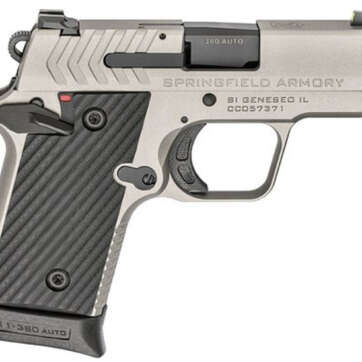 Springfield 911, .380 ACP, 2.7" Barrel, 7rd, Tritium Night Sights, Titanium Gray - Handsguns - American Guns & Ammo