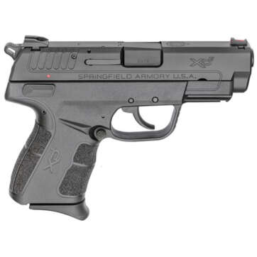 Springfield XDE Compact, 9MM, 3.8" Barrel Black, 2 Mags, 1-8Rd, 1-9Rd, Ambi Safety Combat Rear Sight - Handsguns | American Guns & Ammo
