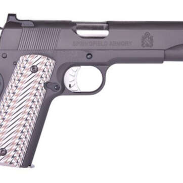Springfield 1911 Pistol Series Custom Parkerized Semi-Auto 45 ACP 5" Barrel - Handsguns | American Guns & Ammo