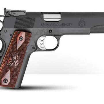 Springfield 1911 Range Officer, Instant Gear Up Package, 45 ACP, 5" Barrel, 7rd, Cocobolo Grips - Handsguns | American Guns & Ammo