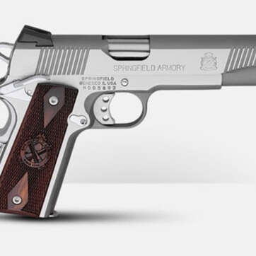 Springfield 1911 Loaded, Instant Gear Up Package, 45 ACP, 5" Barrel, 7rd, Stainless - Handsguns | American Guns & Ammo