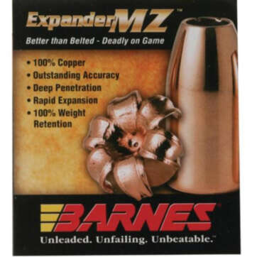Barnes Expander Mz Muzzleloader Bullet .50 Caliber .451 Diameter 250 Grain - Black Powder Guns | American Guns & Ammo