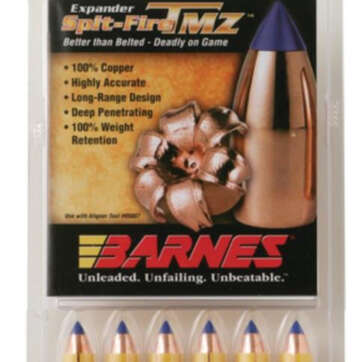 Barnes 50 Cal Black Powder Spitfire Spitzer Boat Tail 290 Grain 15/Pack - Black Powder Guns | American Guns & Ammo