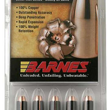 Barnes 50045 Muzzleloader 54 Black Powder Expander MZ 325gr, 15Pk - Black Powder Guns | American Guns & Ammo