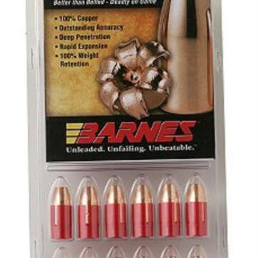 Barnes 50054 Muzzleloader 54 Black Powder Expander MZ 325gr, 24Pk - Black Powder Guns | American Guns & Ammo