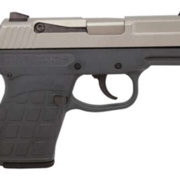 Kel-Tec PF-9 9mm 3.1" Barrel Nickel Boron Slide Gray Grip/Frame Double Action Only 7rd - Handsguns - American Guns & Ammo