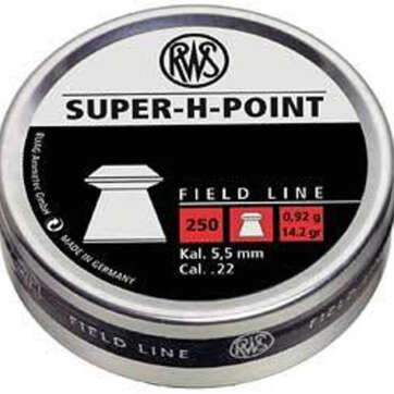 RWS 2317382 Super-H Point Pellets .22 Pellet Lead 250 - Air Guns & BB Guns | American Guns & Ammo