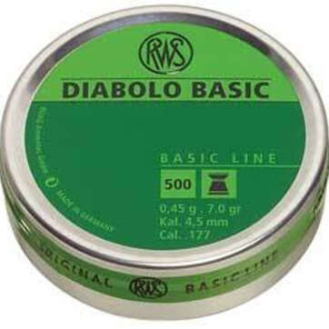 RWS 2317389 Diabolo Basic Pellets .177 Pellet Lead 300 - Air Guns & BB Guns | American Guns & Ammo
