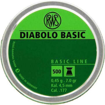 Umarex RWS Diabolo Basic Line 177 Pellet 300 Count - Air Guns & BB Guns | American Guns & Ammo