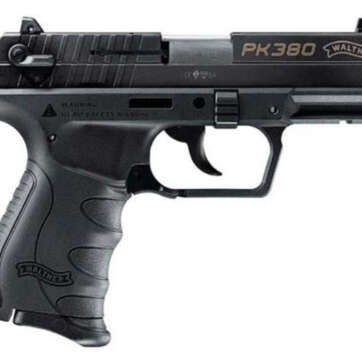 Walther PK380 .380 ACP, 3.6" Barrel Black, 8 Round, 1 Mag - Handsguns | American Guns & Ammo