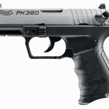 Walther PK380 .380 ACP Nickel, 3.66" Barrel, 8rd - Handsguns | American Guns & Ammo