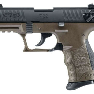 Walther P22 Military Pistol, 3.42", OD Green - Handsguns - American Guns & Ammo